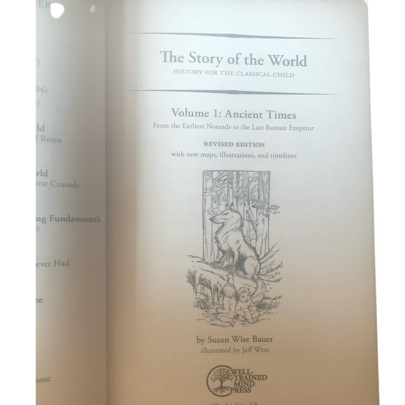 OUT OF STOCK -The Story of the World: Ancient Times - Illustrated Paperback - Picture 3 of 4